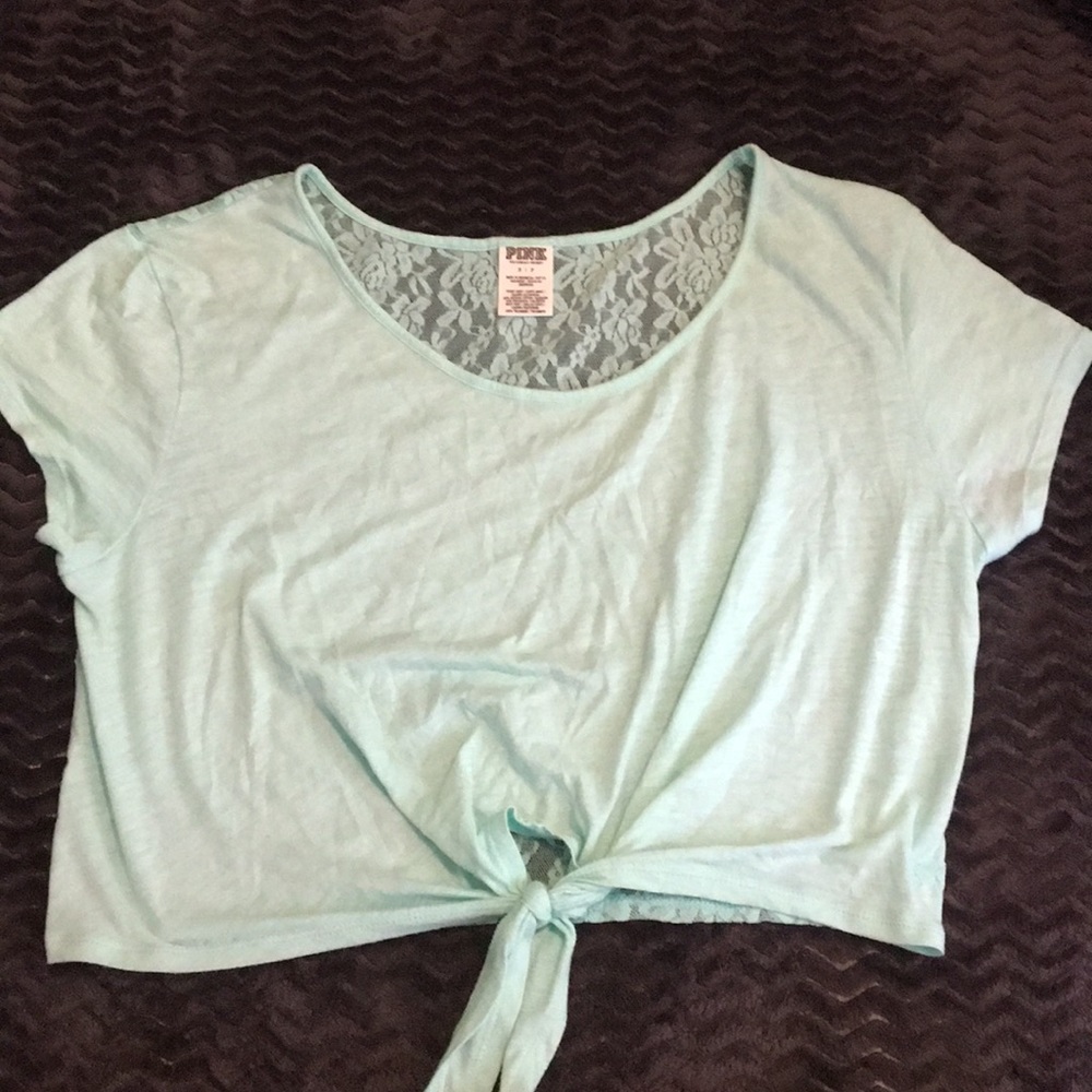 vs pink crop top